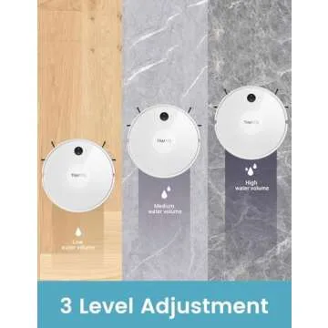 Thamtu Robot Vacuum and Mop Combo with Strong Suction
