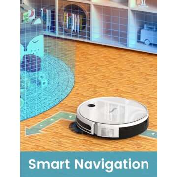 Thamtu Robot Vacuum and Mop Combo with Strong Suction