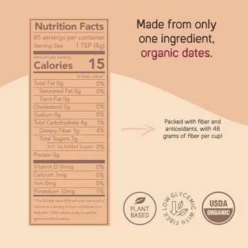 Just Date Sugar Organic Sweetener for Guilt-Free Baking