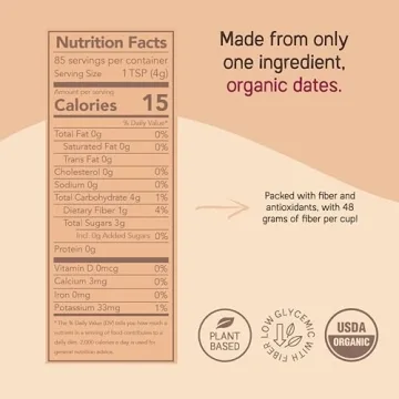 Just Date Sugar Organic Sweetener for Guilt-Free Baking