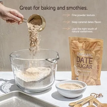 Just Date Sugar Organic Sweetener for Guilt-Free Baking
