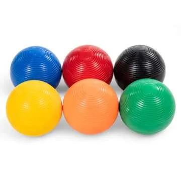 Framco Deluxe Amish Made Croquet Set Game- 6 Player- Durable Maple Hardwood