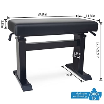 Chehery Height Adjustable Piano Bench for Music Lovers