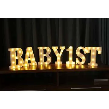 IFDGCTK Light Up Letters for Festive Decor and Celebration