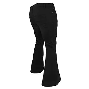 Men's Vintage Bell Bottom Pants for Disco Style