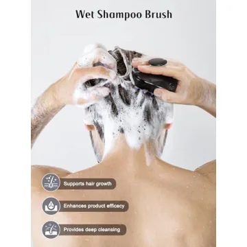HEETA Hair Scalp Massager Shampoo Brush for All Hair Types