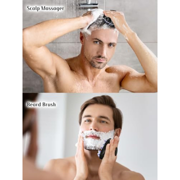 HEETA Hair Scalp Massager Shampoo Brush for All Hair Types