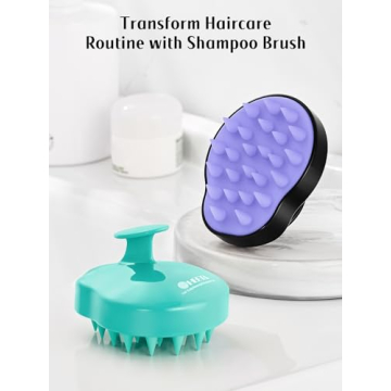 HEETA Hair Scalp Massager Shampoo Brush for All Hair Types
