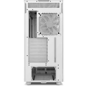 NZXT H7 Flow - CM-H71FW-01 - ATX Mid Tower PC Gaming Case - Front I/O USB Type-C Port - Quick-Release Tempered Glass Side Panel - White