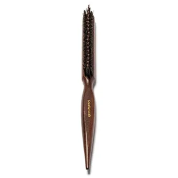 GranNaturals Boar & Nylon Bristle Styling Brush - Versatile Teasing Comb