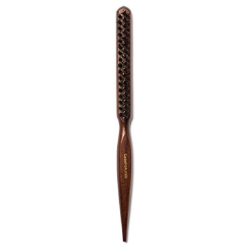 GranNaturals Boar & Nylon Bristle Styling Brush - Versatile Teasing Comb