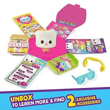 My Squishy Little Marshmallow – Interactive Doll Collectible with Accessories – Mel (White)