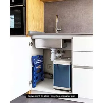 Acko Heavy Duty Folding Step Stool for Kids and Adults