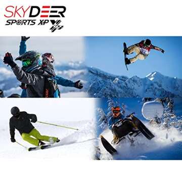 SKYDEER Durable Deerskin Mittens for Cold Weather Comfort