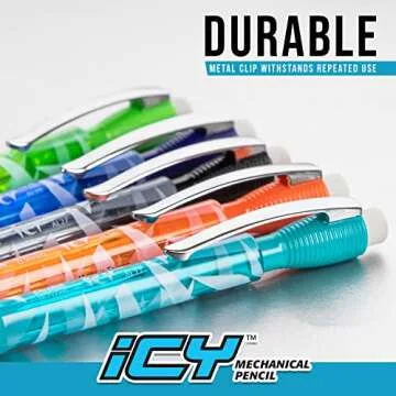 Colorful Pentel Icy Razzle-Dazzle Pencils Pack of 12