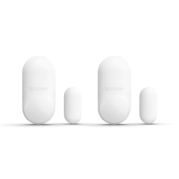 ecobee Smart Sensor for Doors & Windows 2 Pack - Enhance Home Security & Energy Efficiency