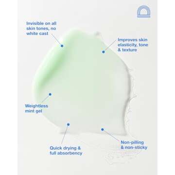 The Mug Guard - Clear Invisible Gel Sunscreen for Face - Broad Spectrum SPF 30 Protection, 72 hr Hydration, Anti-Aging, 40 Min Water Resistance, Reef Friendly, Non-greasy & Fragrance Free (2.4 Fl Oz)