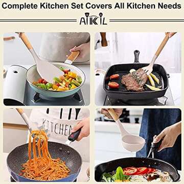 AIKKIL 26-Piece Kitchen Utensil Set for Effortless Cooking