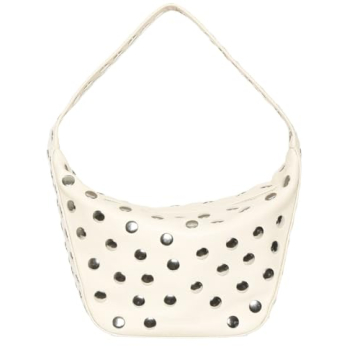 Walter Baker Hendrix Leather Shoulder Bag in Oyster Grey