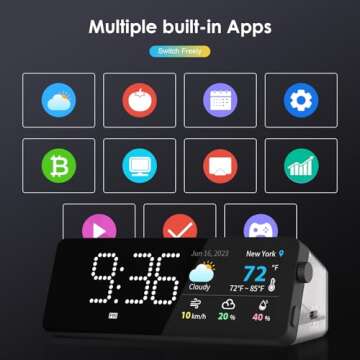 Smart USB-C Docking Station with Display and Apps