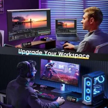 Smart USB-C Docking Station with Display and Apps