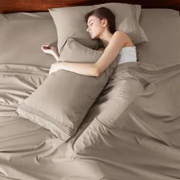 Bedsure GentleSoft Deep Pocket King Sheet Set for Ultimate Comfort
