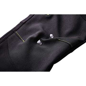 BenBoy Women's Outdoor Waterproof Windproof Fleece Slim Cargo Snow Ski Hiking Pants,AN-US16606W-Black-M
