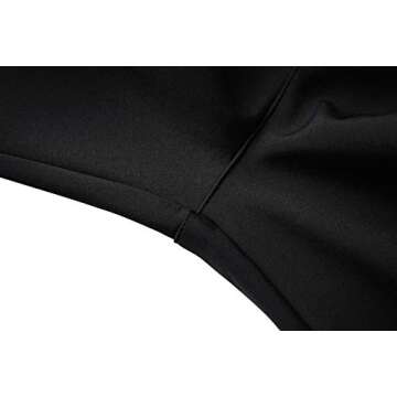 BenBoy Women's Outdoor Waterproof Windproof Fleece Slim Cargo Snow Ski Hiking Pants,AN-US16606W-Black-M