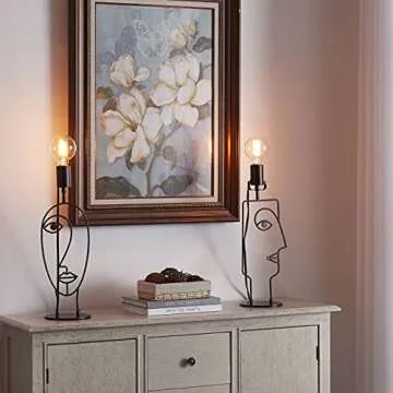 Stylish Table Lamp Set for Bedroom & Office Decor