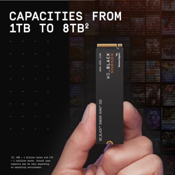WD_BLACK 4TB SN850X NVMe SSD for Gaming Excellence