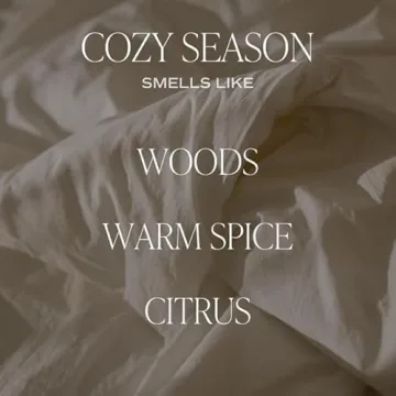 Sweet Water Decor Cozy Season Candle - 12oz of Autumn Awesomeness with Clean Burn and Long-lasting S...