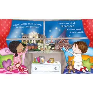 Night-Night Tennessee: A Sweet Goodnight Board Book for Kids and Toddlers