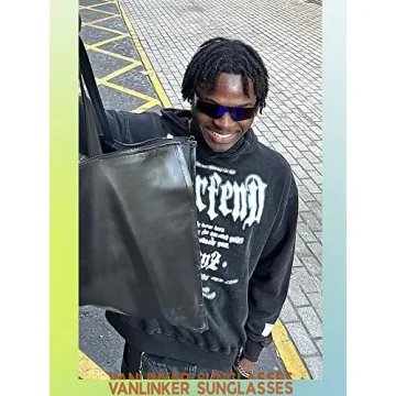 Vanlinker Futuristic Wrap Around Sunglasses for All