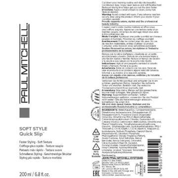 Paul Mitchell Quick Slip Styling Cream, Faster Styling + Soft Texture, For All Hair Types, 6.8 fl. oz.