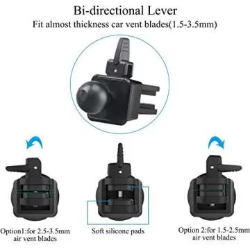 Ailun Magnetic Car Phone Mount 2-Pack for iPhone 11/12