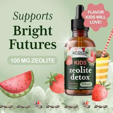 Zeolite Detox for Kids | Safe Heavy Metal Cleanse | Vegan Liquid Drops