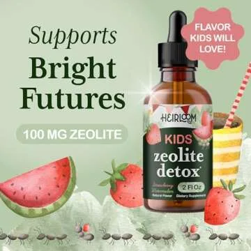 Zeolite Detox for Kids | Safe Heavy Metal Cleanse | Vegan Liquid Drops