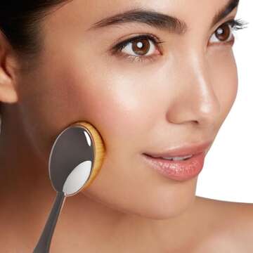 Artis Elite Collection Oval Make up Brush, Oval 7 Mirror, 1 Count (Pack of 1)