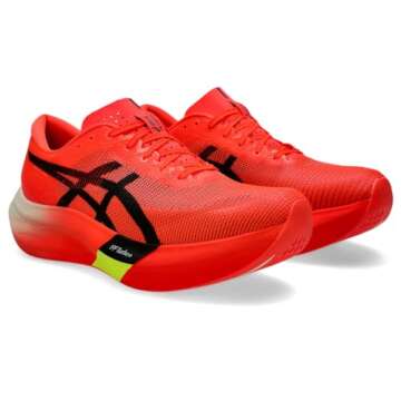 ASICS Unisex METASPEED Sky 3 Running Shoe, 11.5, Sunrise RED/Black