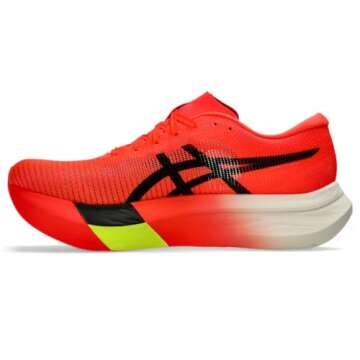 ASICS Unisex METASPEED Sky 3 Running Shoe, 11.5, Sunrise RED/Black