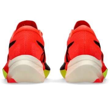 ASICS Unisex METASPEED Sky 3 Running Shoe, 11.5, Sunrise RED/Black