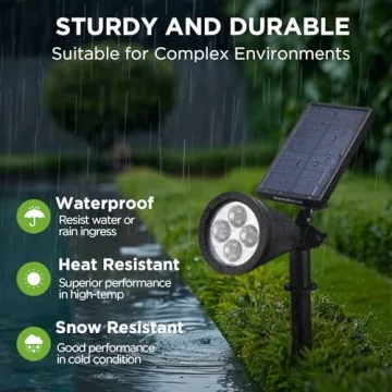 InnoGear Solar Lights: Eco-Friendly Brightness for Your Garden