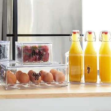 Talented Kitchen 158 Food Storage Labels for Organization