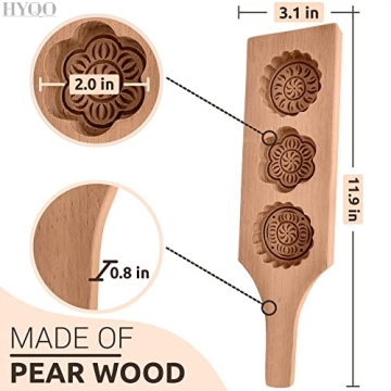 Wooden Moon Cake Maker for Beautiful Cookie Creations