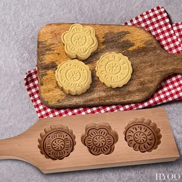 Wooden Moon Cake Maker for Beautiful Cookie Creations