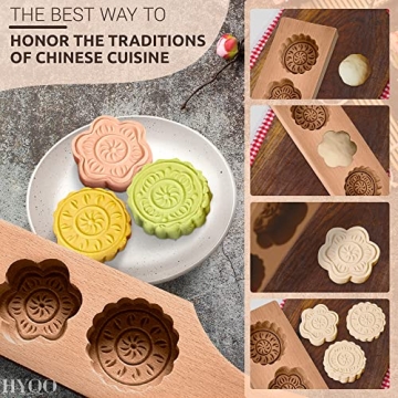 Wooden Moon Cake Maker for Beautiful Cookie Creations