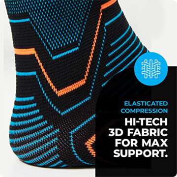 VITTO Ankle Brace - Compression Sleeve for Ankle Support