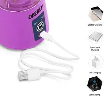 Portable Blender for On-the-Go Smoothies and Shakes