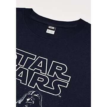 Star Wars Men's Official Graphic Tee - Navy Small