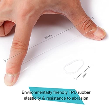 Hoyols Clear Elastic Hair Bands for Women and Kids